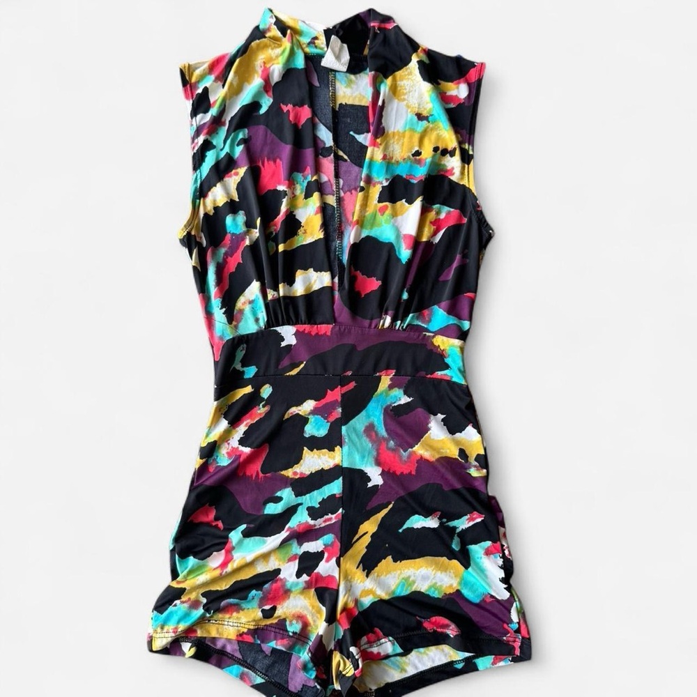 Y2K abstract bodysuit